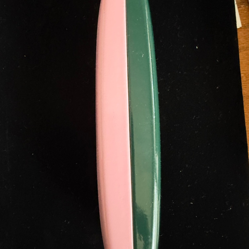 New KATE SPADE Pink & Green Eyeglass Case - - Picture 2 of 4